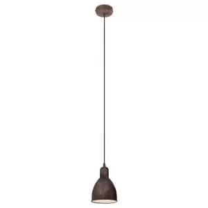 Hanging Ceiling Pendant Light Antique Copper Shade 1 x 40W E27 Bulb Feature