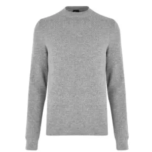 Boss Nettuno Knit Jumper - Grey