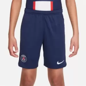 Nike Paris Saint Germain Home Shorts 2022 2023 Juniors - Blue