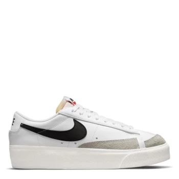 Nike Blazer Low Platform Womens Shoes - White