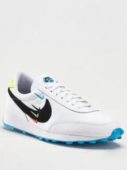 Nike Daybreak - White/Black/Blue, White/Black/Blue, Size 5, Women