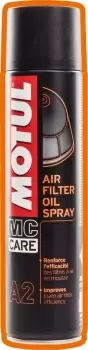 MOTUL MC Care A2 Air Filter Oil Spray 400ml