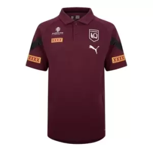 Puma 23 Maroons Polo - M - Red