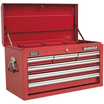 Sealey Superline Pro 6 Drawer Heavy Duty Tool Chest Red