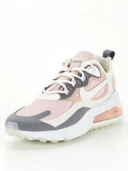 Nike Air Max 270 React Trainer - Pink/Grey, Size 4, Women