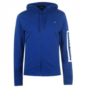 Calvin Klein Performance Calvin Logo Zip Hoodie - Blue/White 476