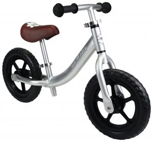 Ace of Play Balance Bike Anodised Silver.