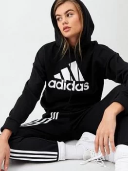 adidas BOS Long Hoodie - Black, Size S, Women