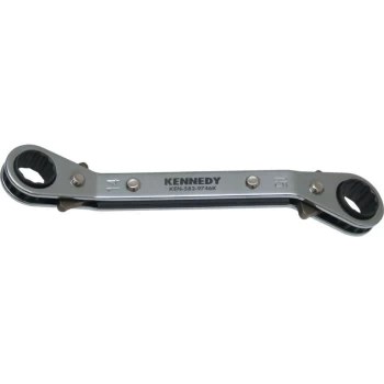 Kennedy - 1/4'X5/16' Offset Ratchet Ring Spanner