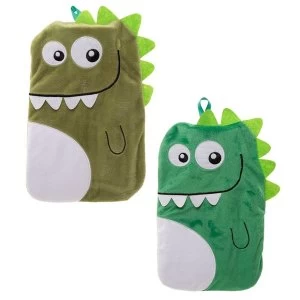 Plush Dinosaur Design 1 Litre Hot Water Bottle and Cover (1 Random Supplied)