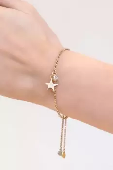 Ladies DKNY Jewellery Star Slider Bracelet 04B00136