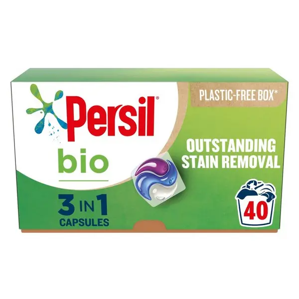 Persil 3-in-1 Bio Washing Capsules 40x Washes