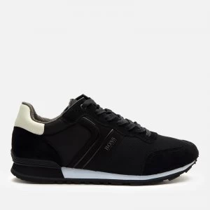 Hugo Boss Parkour Nylon Runner Trainers Black/White Size 11 Men