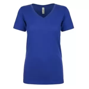 Next Level Womens/Ladies Ideal V-Neck T-Shirt (XS) (Royal Blue)