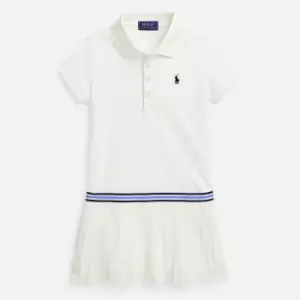 Polo Ralph Lauren Girls Cotton-Blend Polo Dress - 6 Years