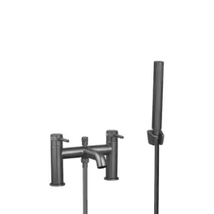 Gunmetal Bath Shower Mixer Tap - Axel