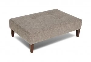 Linea Paris Button Footstool