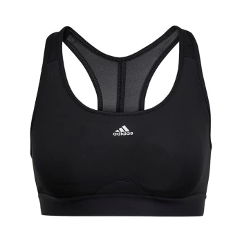 adidas Powerreact Training Medium-Support Bra Womens - Black