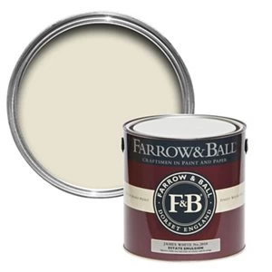 Farrow & Ball Estate James white No. 2010 Matt Emulsion Paint 2.5L