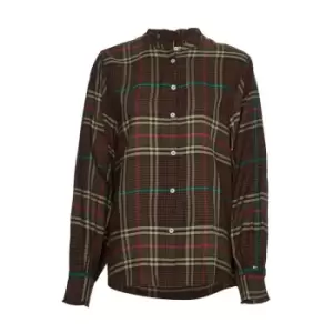 Tommy Hilfiger Check Flannel Blouse Ls - Green