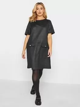 Yours Pocket Dress Black, Size 26-28, Women