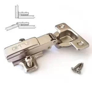 GTV Push to Open Kitchen Cabinet Cupboard Door Hinge 35mm - with Euro Screw