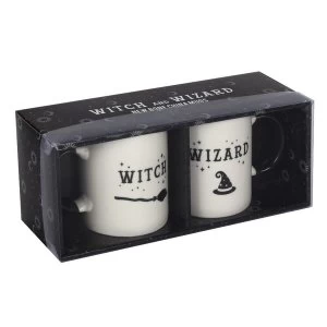 Witch and Wizard Mug Set