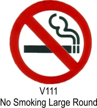 Outdoor Grade Vinyl Sticker - No Smoking Symbol- CASTLE PROMOTIONS- V111