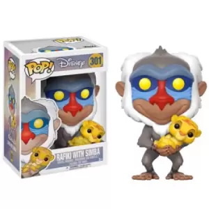 Lion King Rafiki holding Baby Simba Pop! Vinyl figure