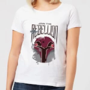 Star Wars Rebels Rebellion Womens T-Shirt - White - M