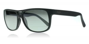 Maui Jim Waterways Sunglasses Black Matte Rubber GS267 Polariserade 58mm