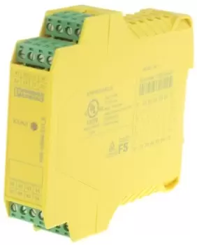 Phoenix Contact Psr-Scp-24Uc/urm4/5X1/2X2/b Relay, Safety, 5No, 1Nc, 250V, 6A