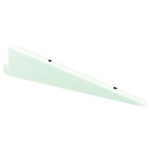 Wickes Twin Slot Shelving Bracket White - 220mm