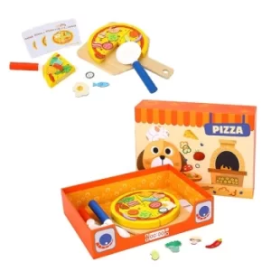 Wooden Homemade Pizza Playset