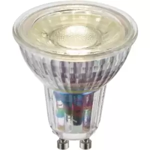 Cool White 5.5W GU10 LED Light Bulb - 470 Lumens - Dimmable Glass Lamp