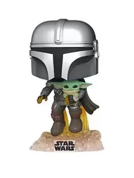 Pop! Pop Star Wars: The Mandalorian- Mando Flying W/Jet Pack