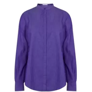 Boss Classic Cotton Blouse - Purple