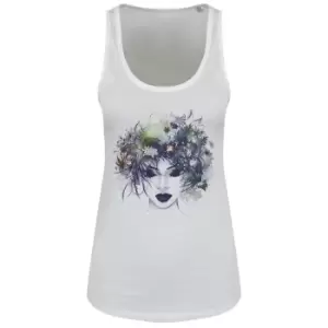 Grindstore Womens/Ladies Herbaceous Beauty Vest Top (XXL) (White)