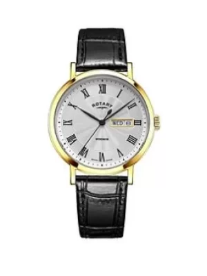 Rotary Windsor Leather Mens Watch