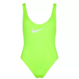 Nike Scoop Back One Piece Swimsuit Womens - Green