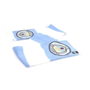 Man City Bar Scarf New Crest