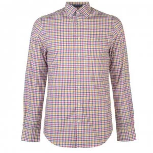 Gant Long Sleeved Multi-Coloured Shirt Mens - Blue 448