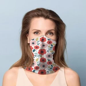 Poppy Fields Neck Scarf Face Covering