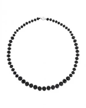 Jon Richard Jet Graduated Bead Necklace