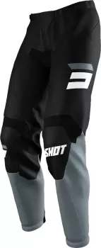 Shot Raw Burst Motocross Pants, black-grey, Size 34, black-grey, Size 34