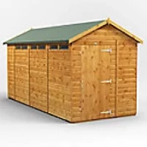 Power Garden Shed 146PASS Golden Brown 14x6