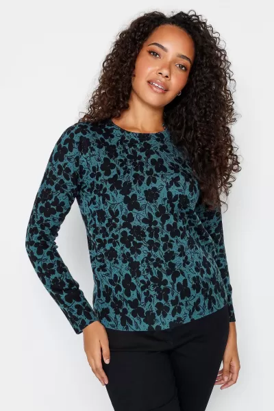 M&Co Petite Petite Mini Dalmation Jumper Stone