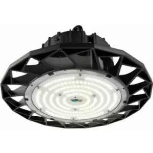 High Bay IP65 Commercial Pendant Light - 200W Daylight White LED - Matt Black