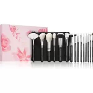 ZOEVA The Artists Brush Set brush set with pouch 15 pc