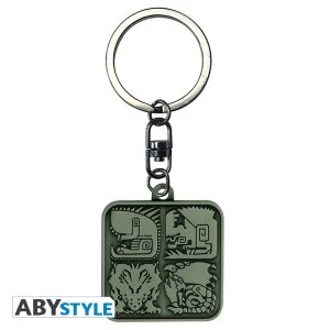 Monster Hunter - Symbols Metal Keyring